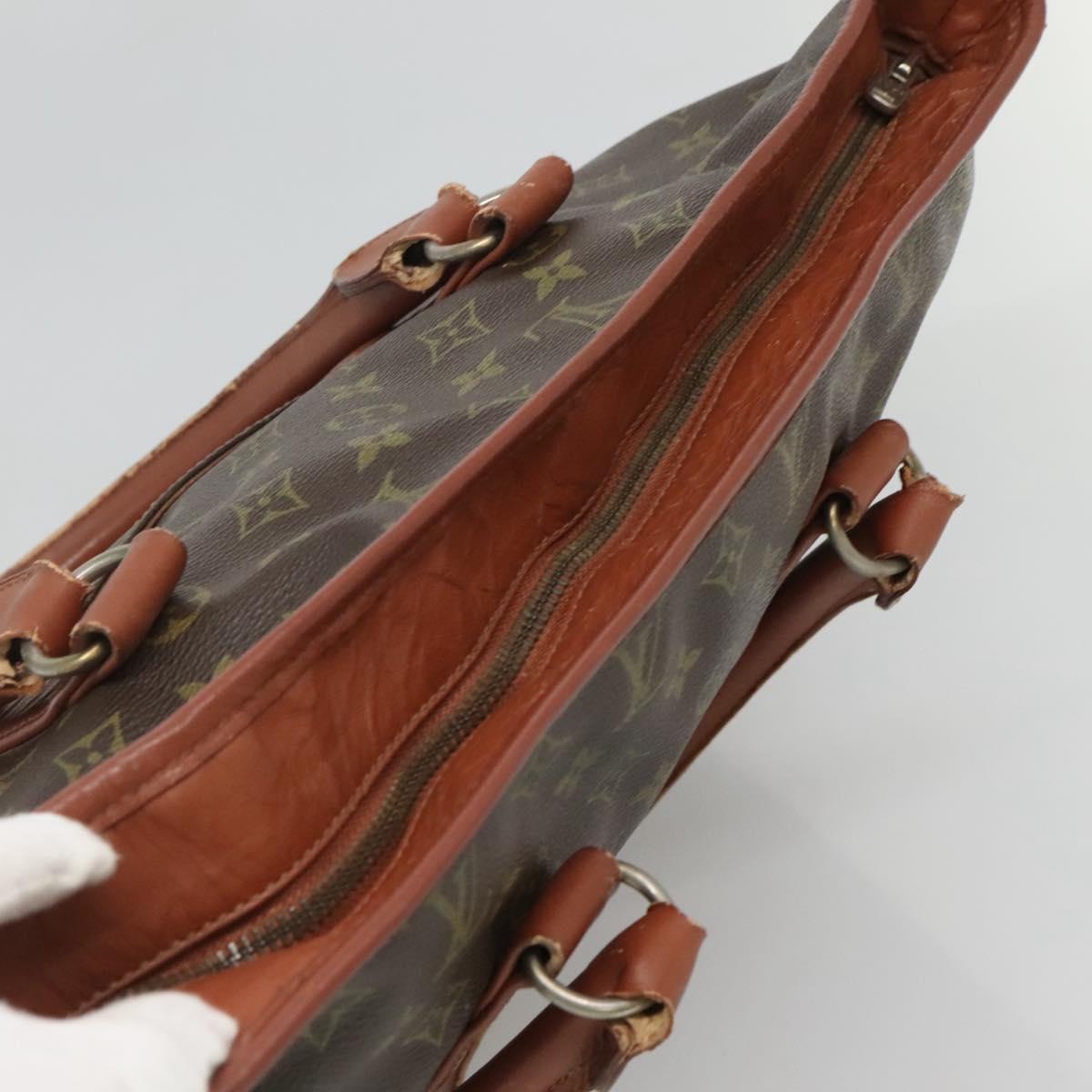 LOUIS VUITTON Monogram Sac Weekend PM Hand Bag Vintage M42425 LV Auth 127001