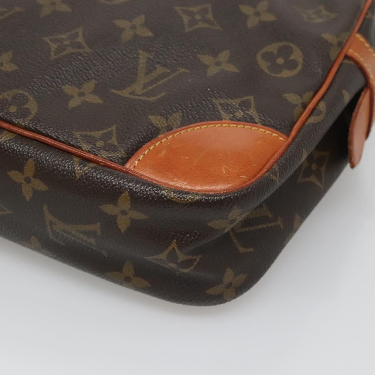 LOUIS VUITTON Monogram Compiegne 28 Clutch Bag M51845 LV Auth 127055