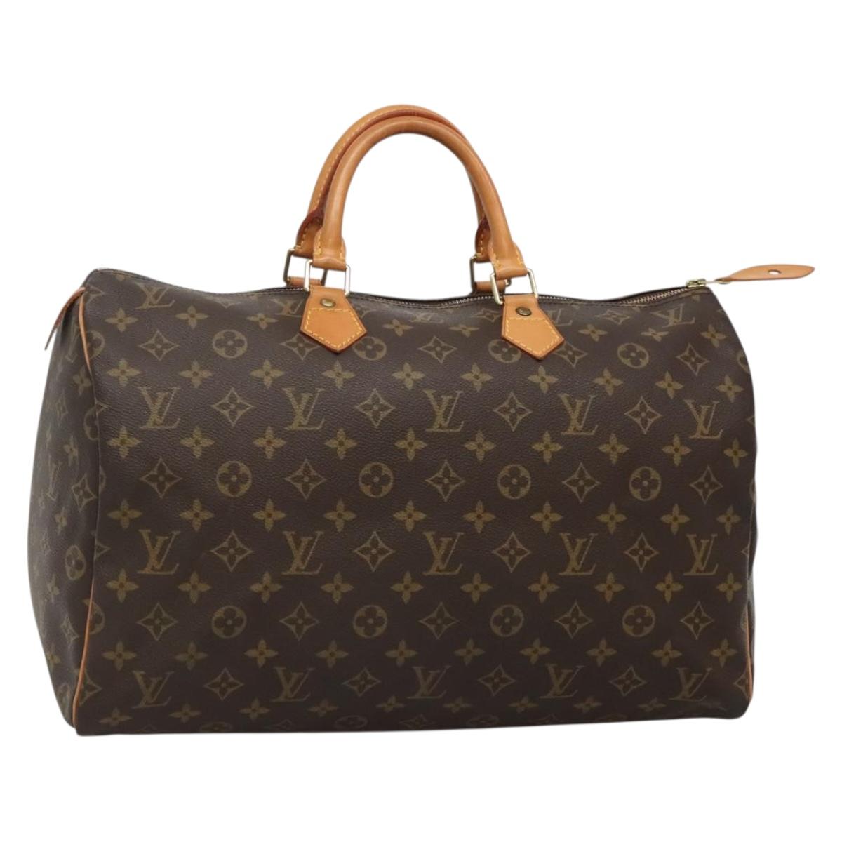 LOUIS VUITTON Monogram Speedy 40 Hand Bag M41522 LV Auth 127098