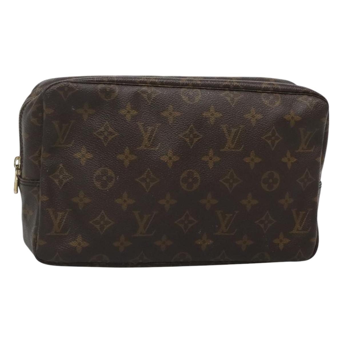 LOUIS VUITTON Monogram Trousse Toilette 28 Clutch Bag M47522 LV Auth 127102