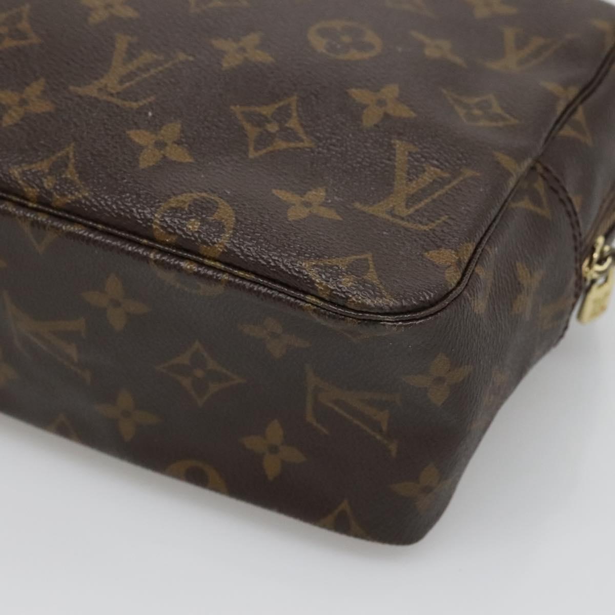 LOUIS VUITTON Monogram Trousse Toilette 28 Clutch Bag M47522 LV Auth 127102