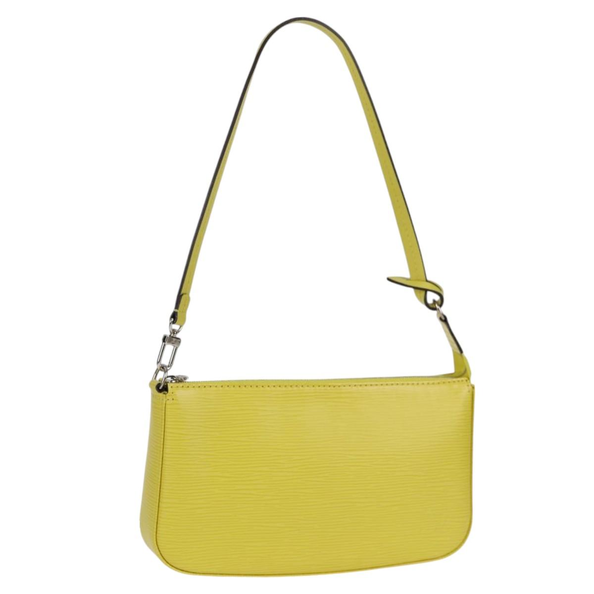 LOUIS VUITTON Epi Pochette Accessoires Pouch Pistachian M40975 LV Auth 127164V