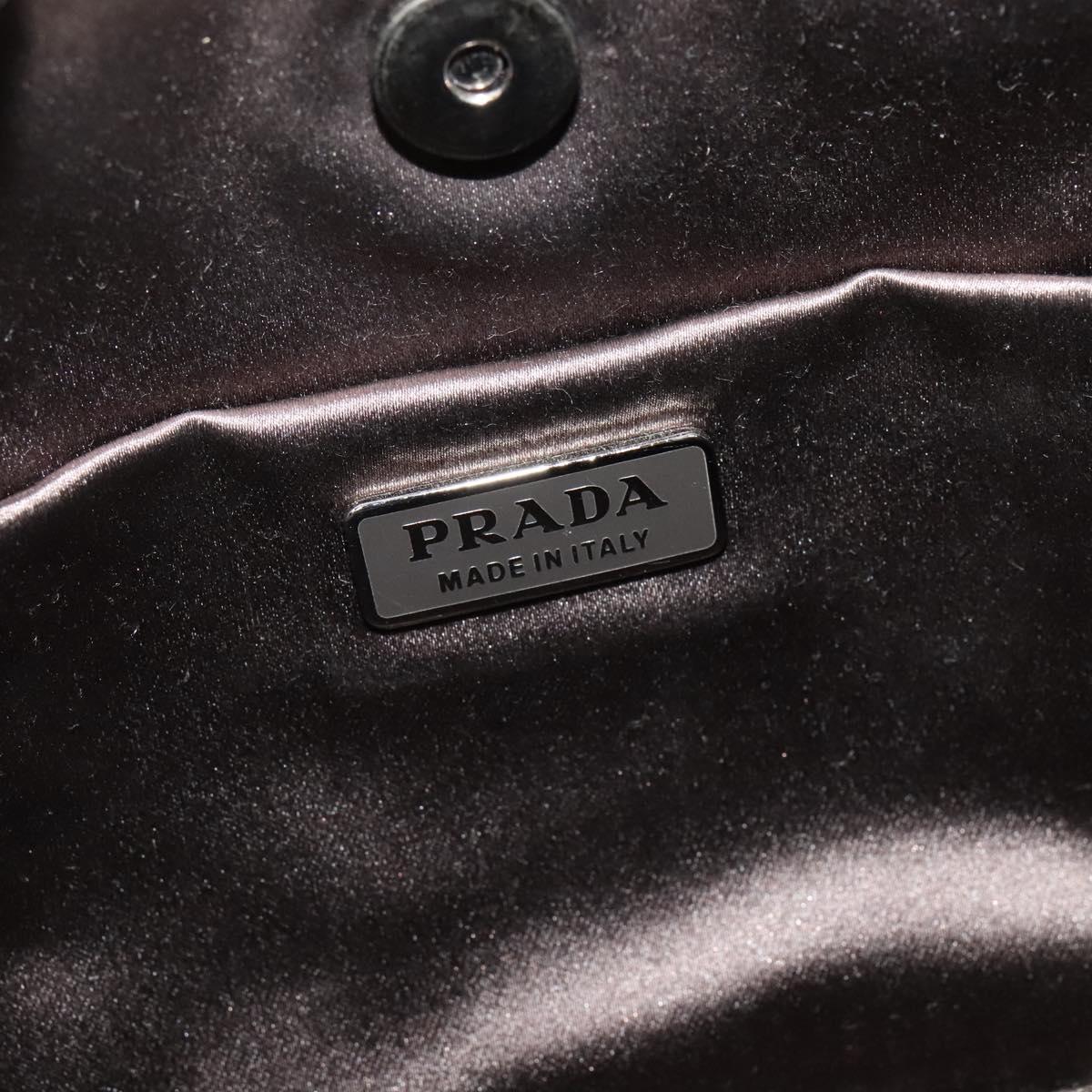 PRADA Shoulder Bag Nylon Brown Auth 127172