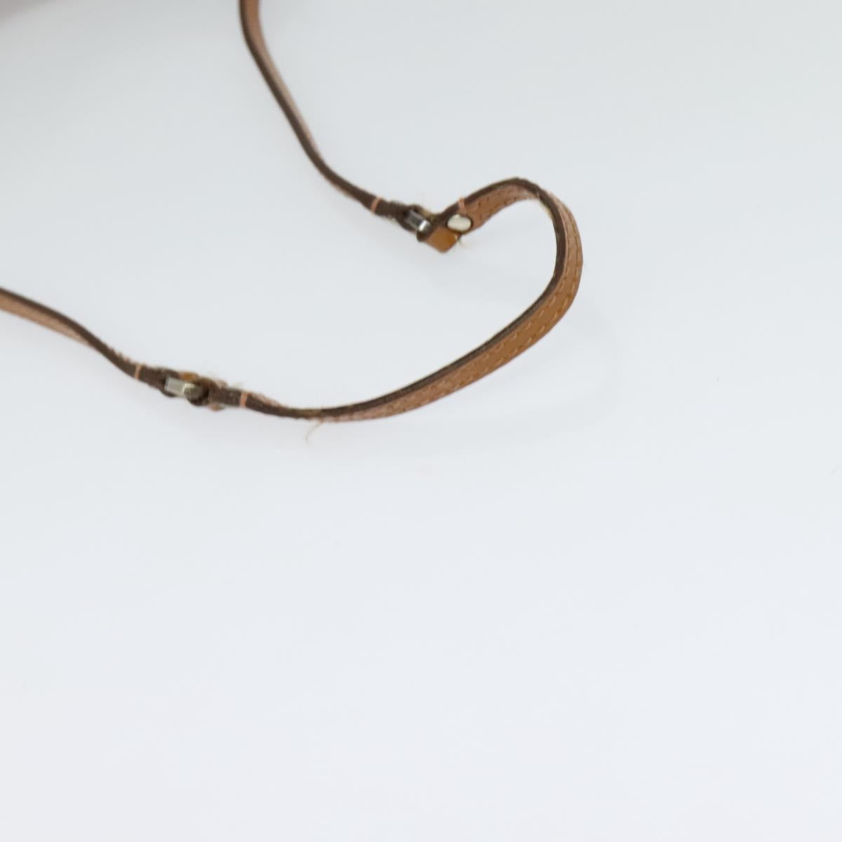 PRADA Shoulder Bag Nylon Brown Auth 127172