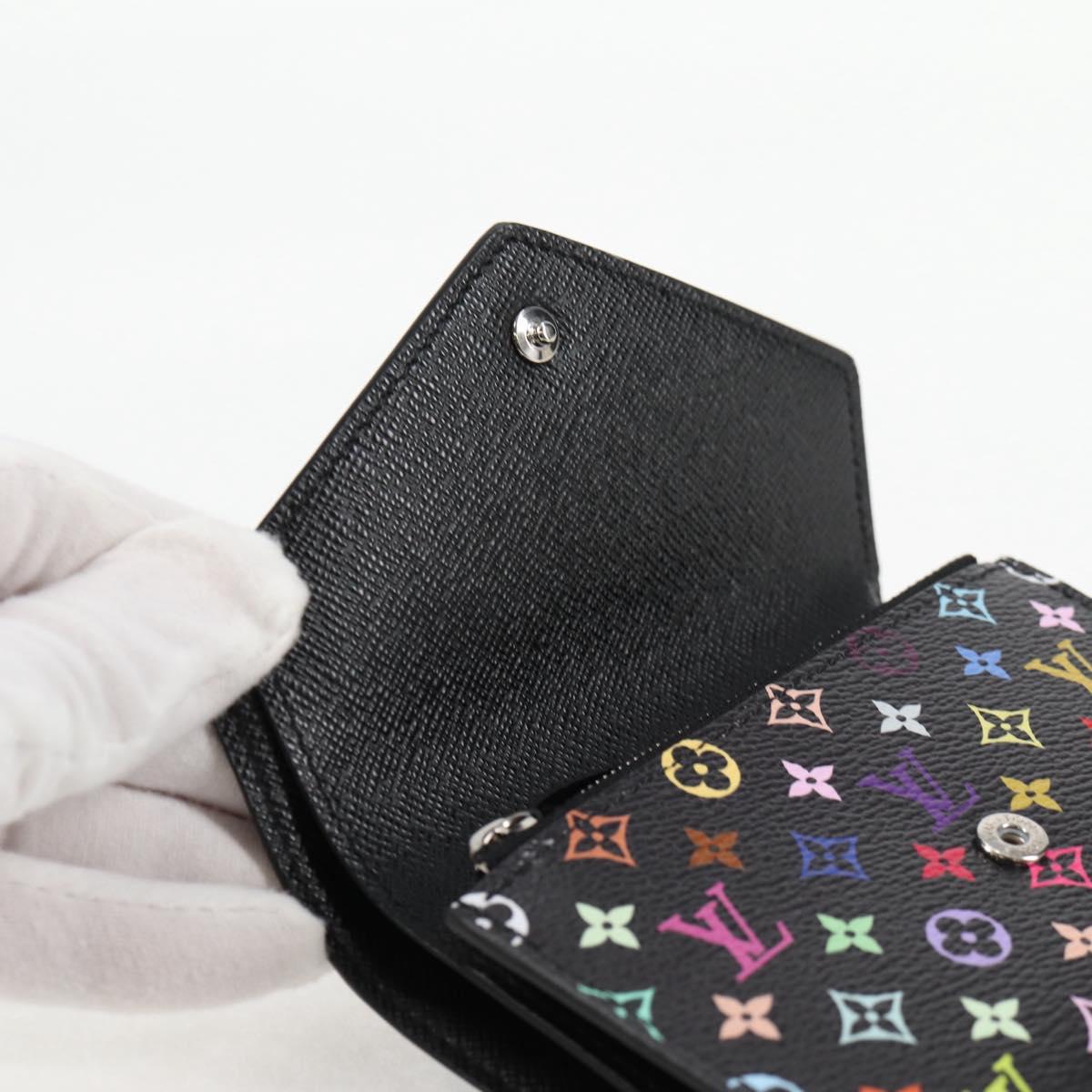 LOUIS VUITTON Multicolor Portefeuille Victorine Wallet M14163 LV Auth 127184SM