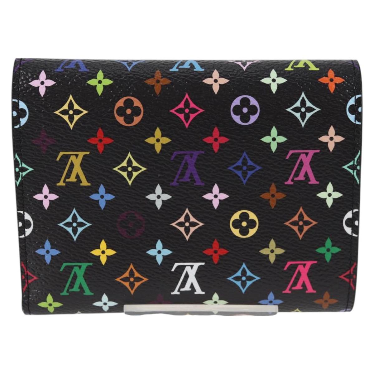 LOUIS VUITTON Multicolor Portefeuille Victorine Wallet M14163 LV Auth 127184SM