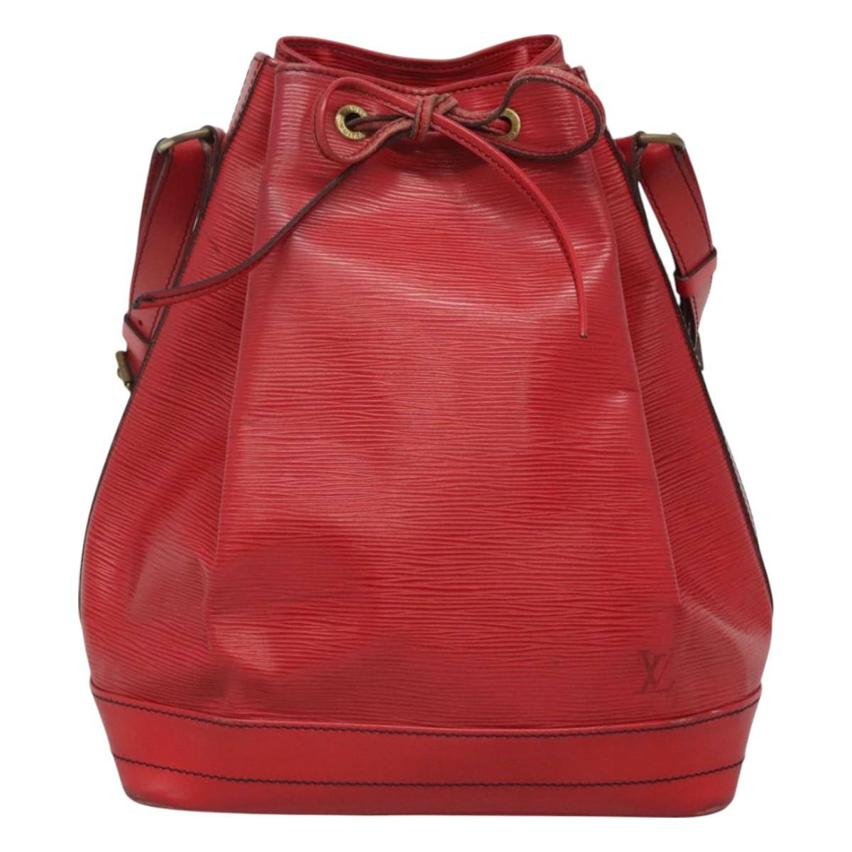 LOUIS VUITTON Epi Noe Shoulder Bag Red M44007 LV Auth 127203