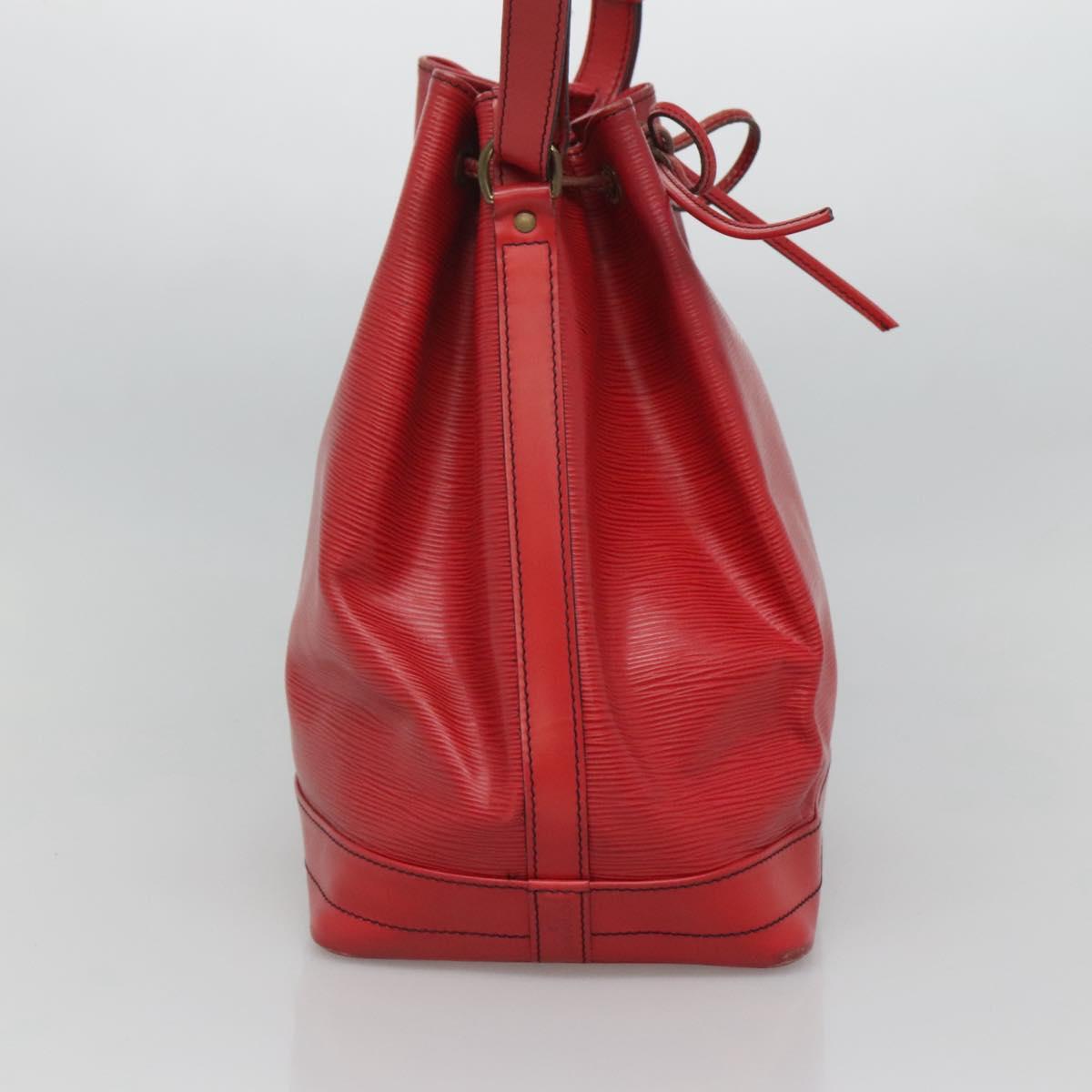 LOUIS VUITTON Epi Noe Shoulder Bag Red M44007 LV Auth 127203
