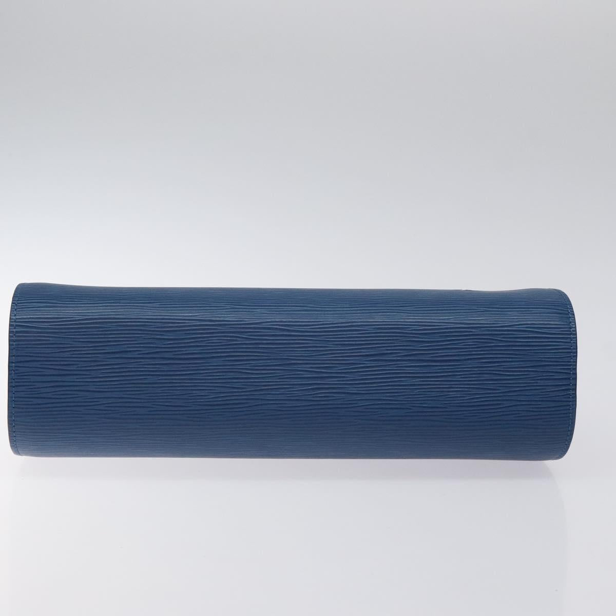 LOUIS VUITTON Epi Dauphine GM Pouch Blue M48435 LV Auth 127205