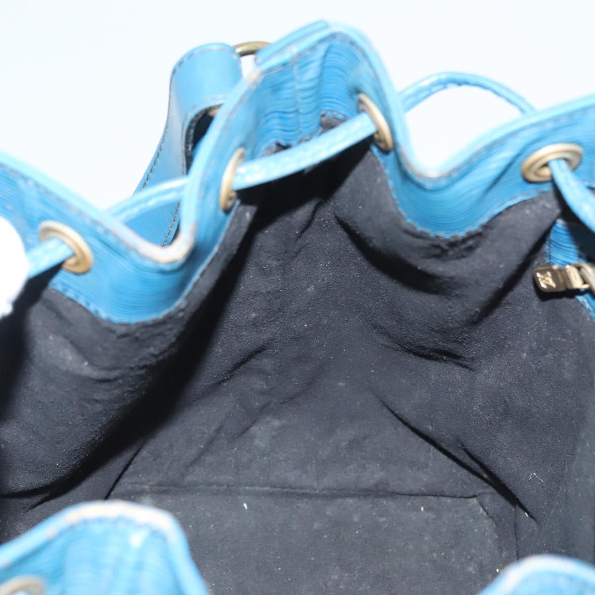 LOUIS VUITTON Epi Petit Noe Shoulder Bag Blue M44105 LV Auth 127238