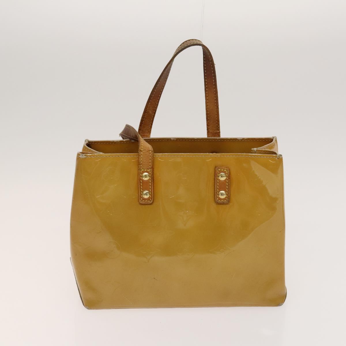 LOUIS VUITTON Taiga Vernis Shoulder Bag 2Set Beige Gray LV Auth 127248