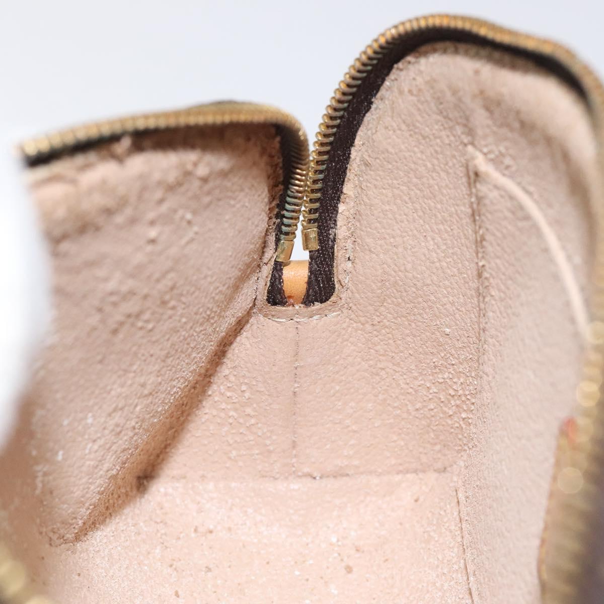 LOUIS VUITTON Monogram Pochette Cosmetic PM Cosmetic Pouch M47515 LV Auth 127297