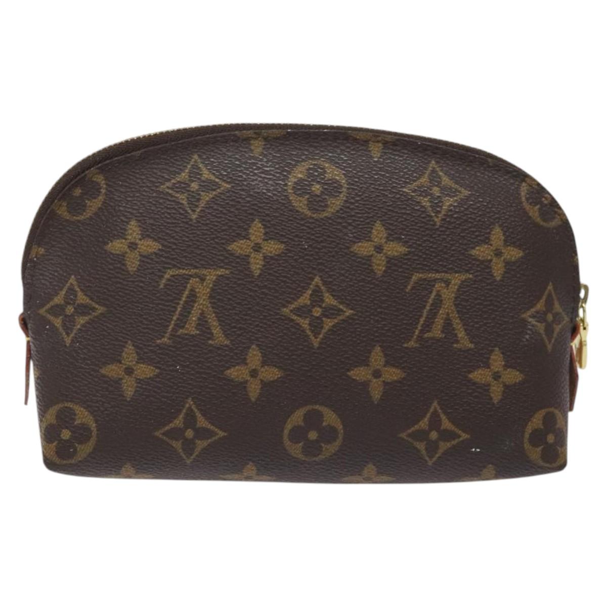LOUIS VUITTON Monogram Pochette Cosmetic PM Cosmetic Pouch M47515 LV Auth 127297