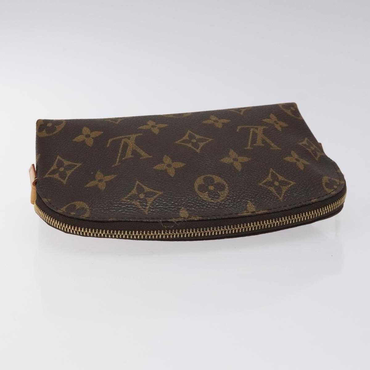 LOUIS VUITTON Monogram Pochette Cosmetic PM Cosmetic Pouch M47515 LV Auth 127297