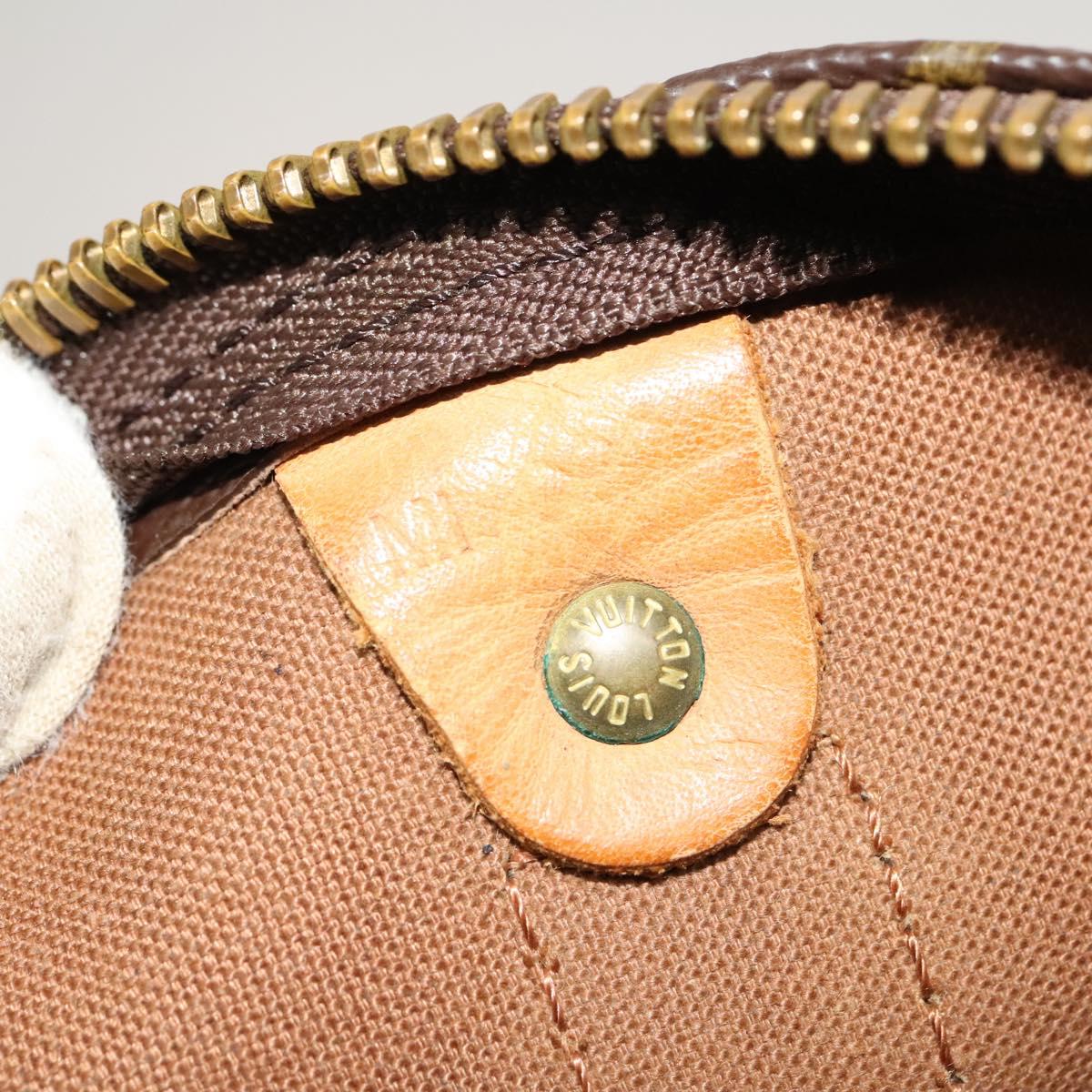 LOUIS VUITTON Monogram Keepall 60 Boston Bag M41422 LV Auth 127361