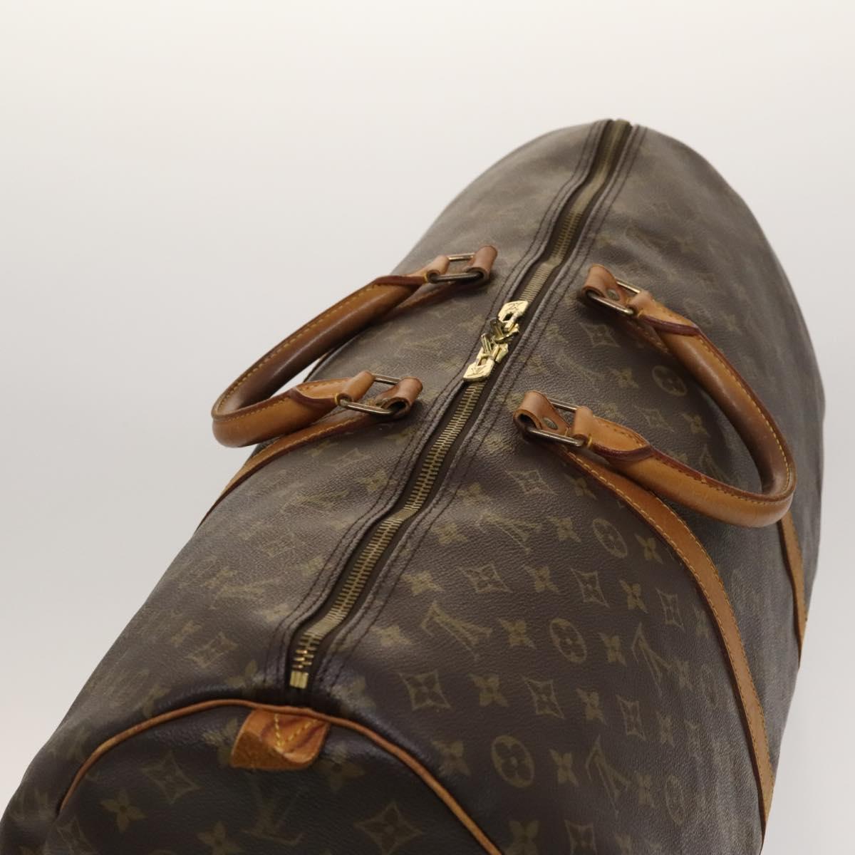 LOUIS VUITTON Monogram Keepall 60 Boston Bag M41422 LV Auth 127361