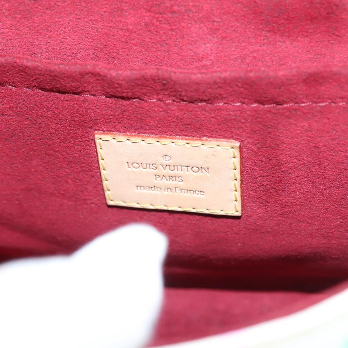 LOUIS VUITTON Monogram Multicolor Patty Shoulder Bag White M40305 Auth 127416SAV