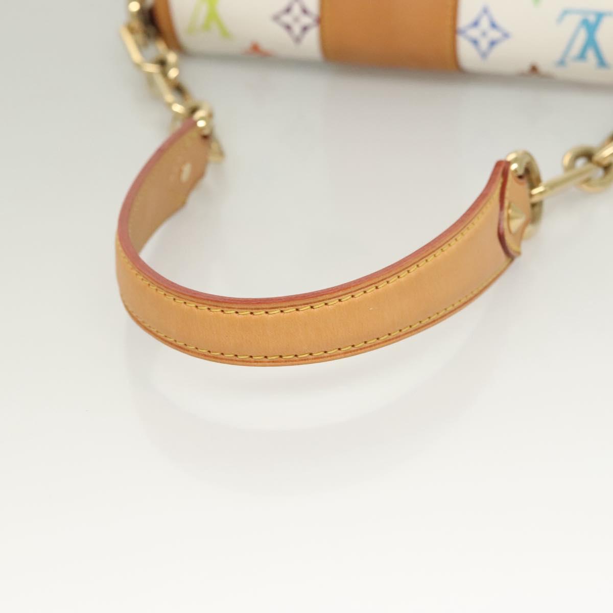 LOUIS VUITTON Monogram Multicolor Patty Shoulder Bag White M40305 Auth 127416SAV
