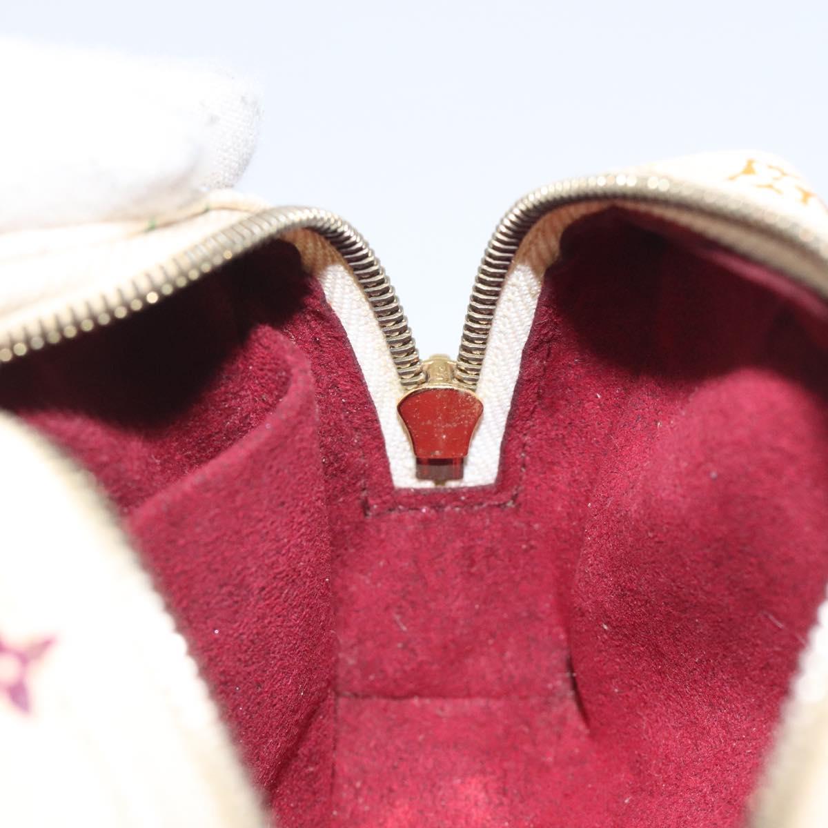 LOUIS VUITTON Monogram Multicolor Trousse Wapity White M58033 LV Auth 127417