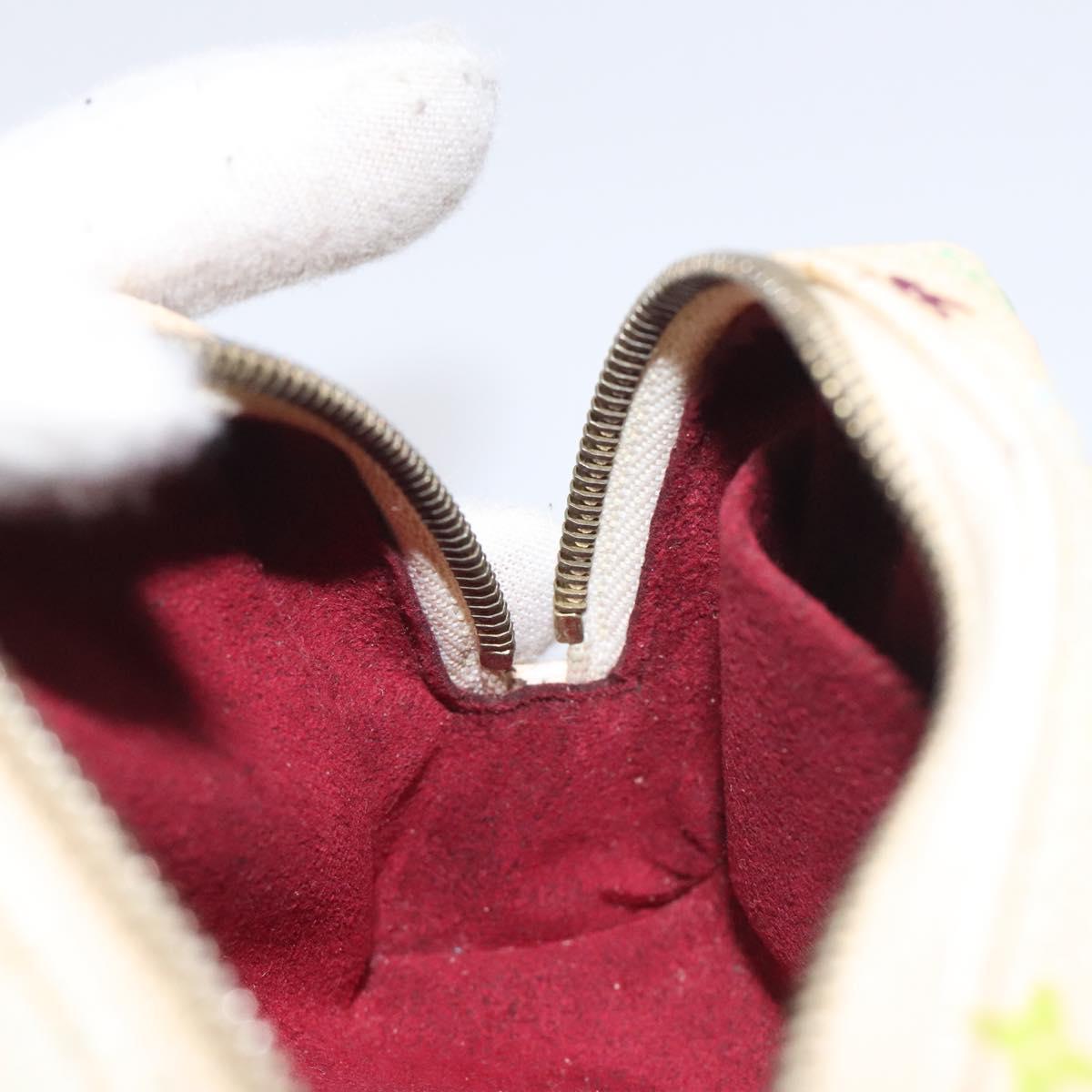 LOUIS VUITTON Monogram Multicolor Trousse Wapity White M58033 LV Auth 127417