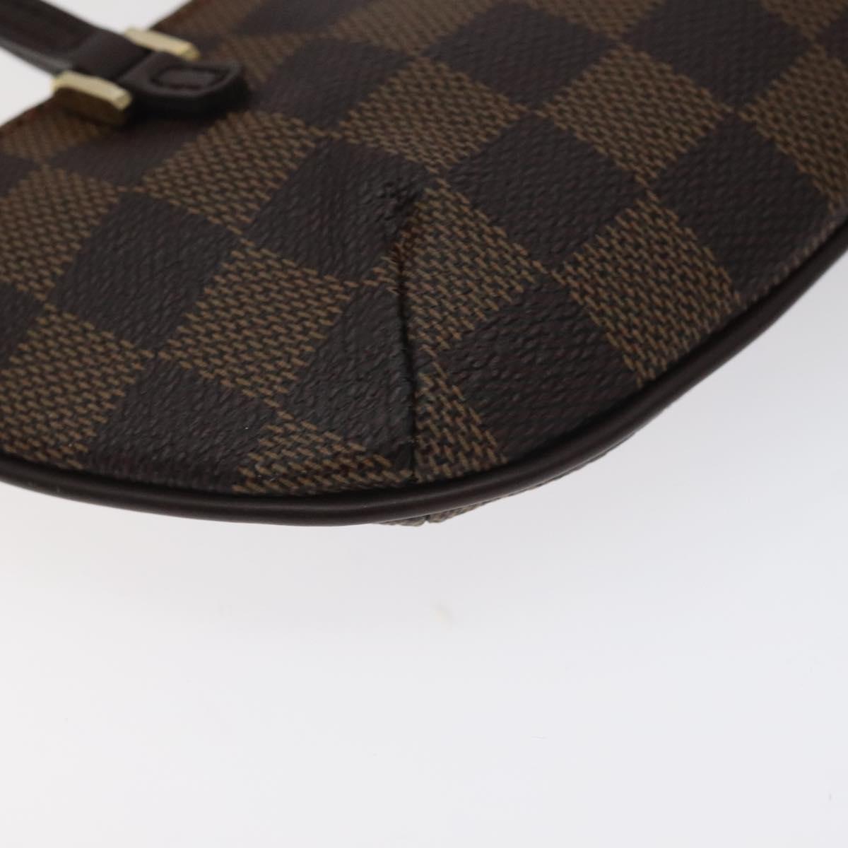 LOUIS VUITTON Damier Ebene Manosque GM Accessory Pouch N51120 LV Auth 127420