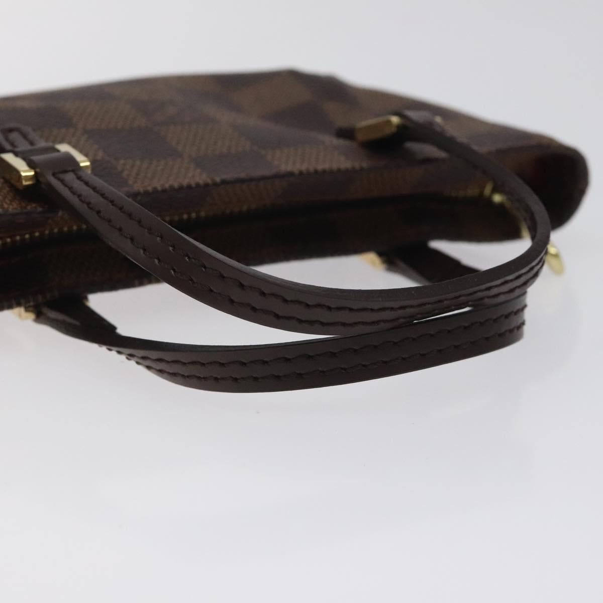 LOUIS VUITTON Damier Ebene Manosque GM Accessory Pouch N51120 LV Auth 127420