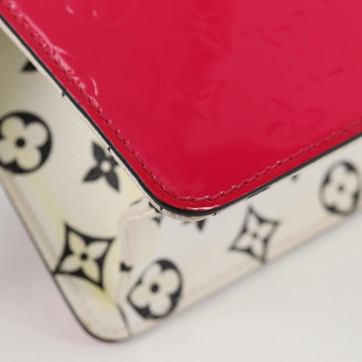 LOUIS VUITTON Vernis Winewood PM Shoulder Bag Rose Pop M90443 LV Auth 127441M