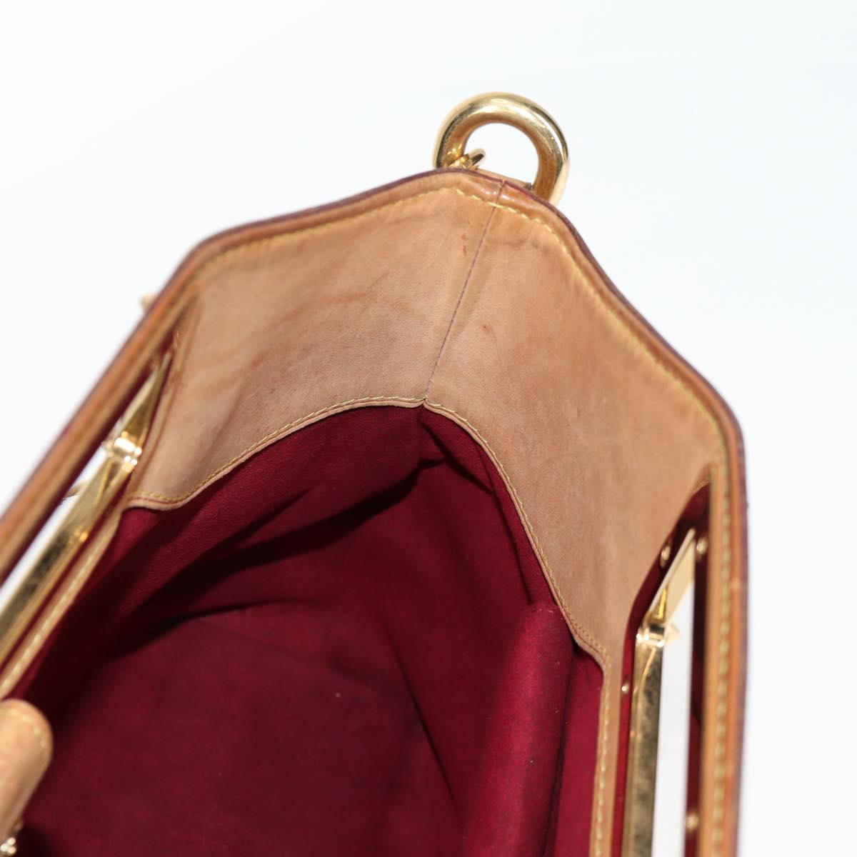 LOUIS VUITTON Monogram Multicolor Judy MM Bag 2Way White M40255 LV Auth 127443