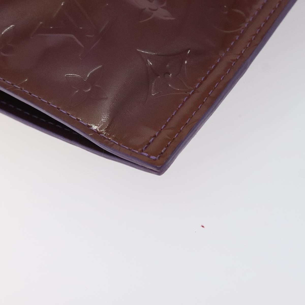 LOUIS VUITTON Monogram Vernis Stanton Tote Bag Purple Viole M91079 Auth 127464