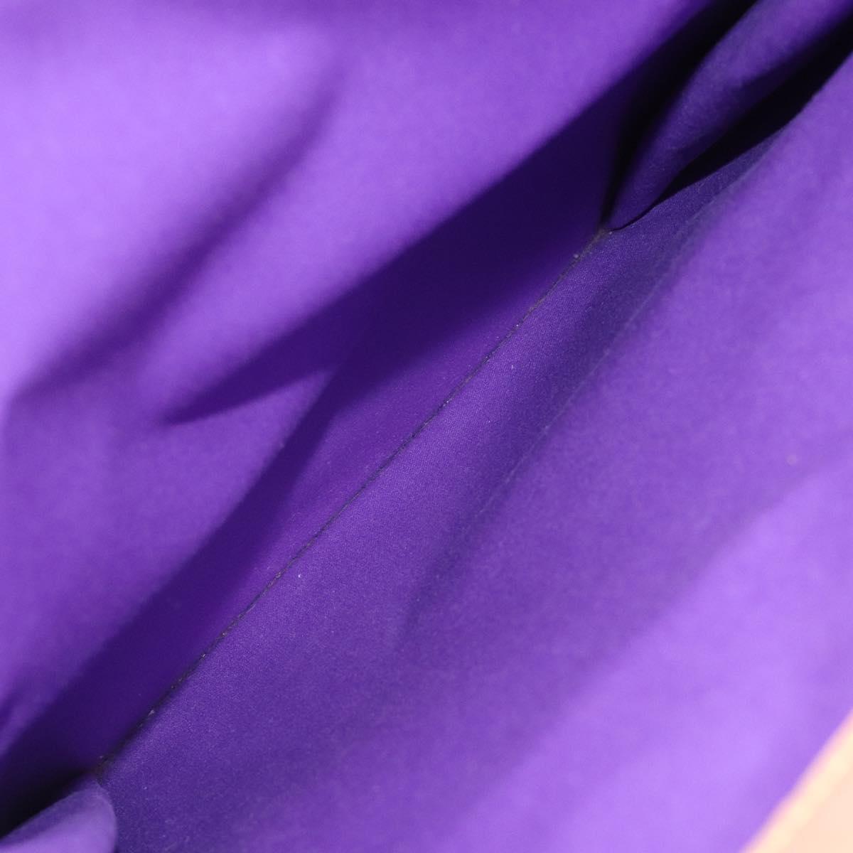 LOUIS VUITTON Monogram Vernis Stanton Tote Bag Purple Viole M91079 Auth 127464