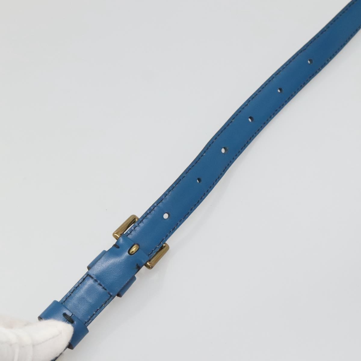 LOUIS VUITTON Epi Saint Cloud GM Shoulder Bag Toledo Blue M52195 LV Auth 127467