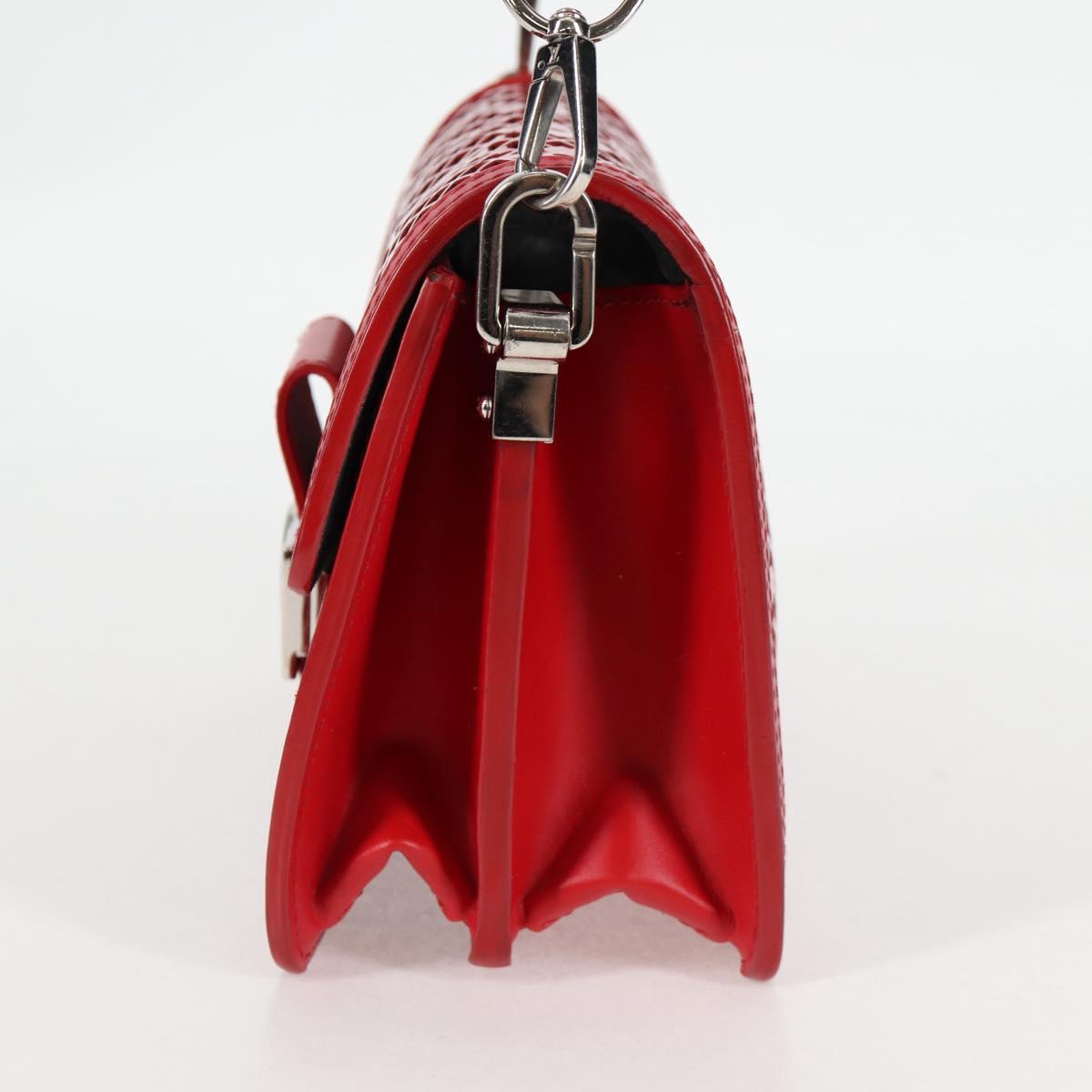 LOUIS VUITTON Monogram Lace Dauphine Mini Shoulder Bag Red M20359 Auth 127494M