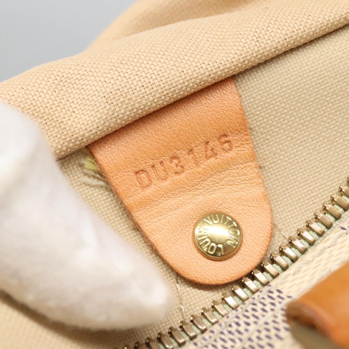 LOUIS VUITTON Damier Azur Speedy Bandouliere 30 Bag 2way N41052 LV Auth 127557