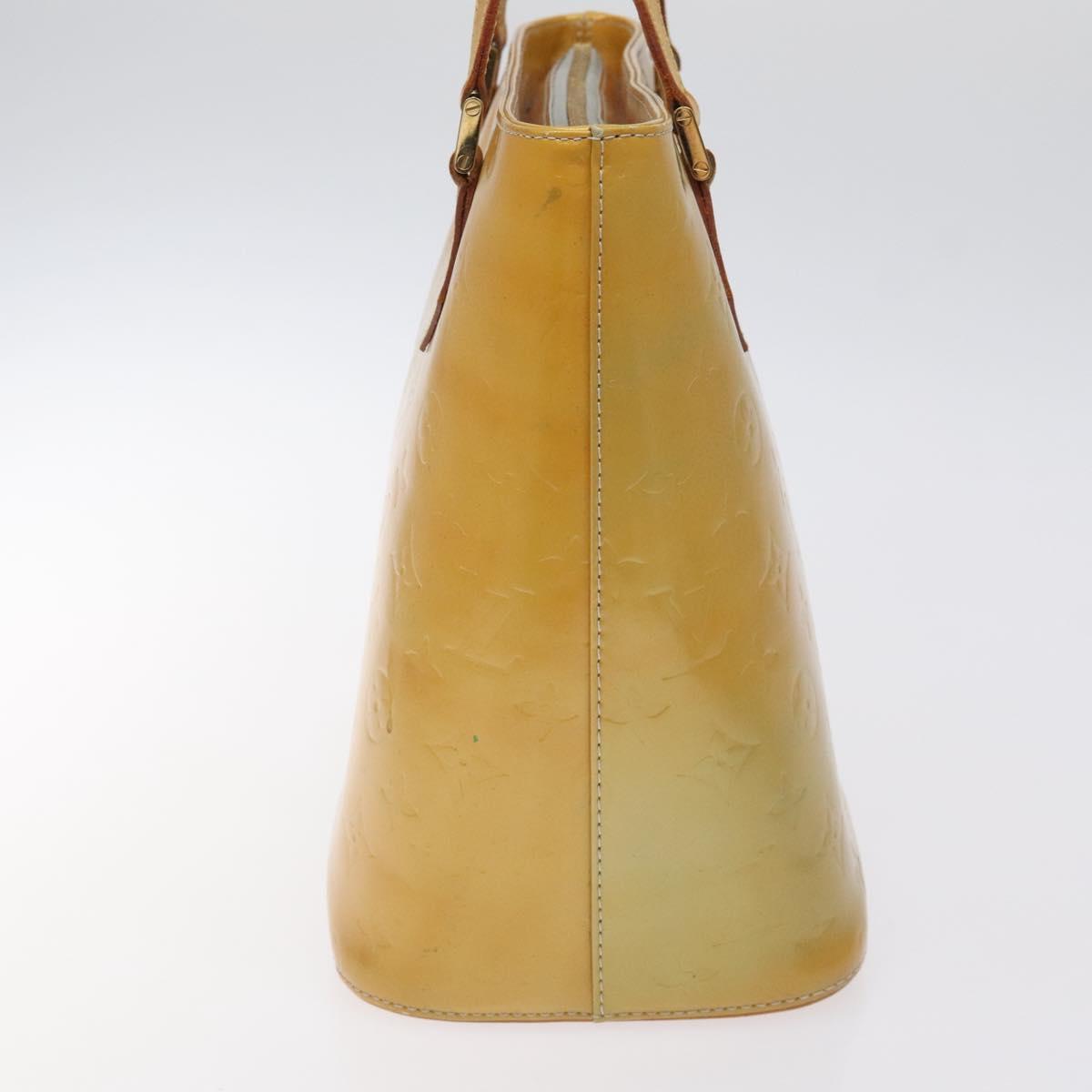 LOUIS VUITTON Monogram Vernis Houston Hand Bag Gris M91053 LV Auth 127603