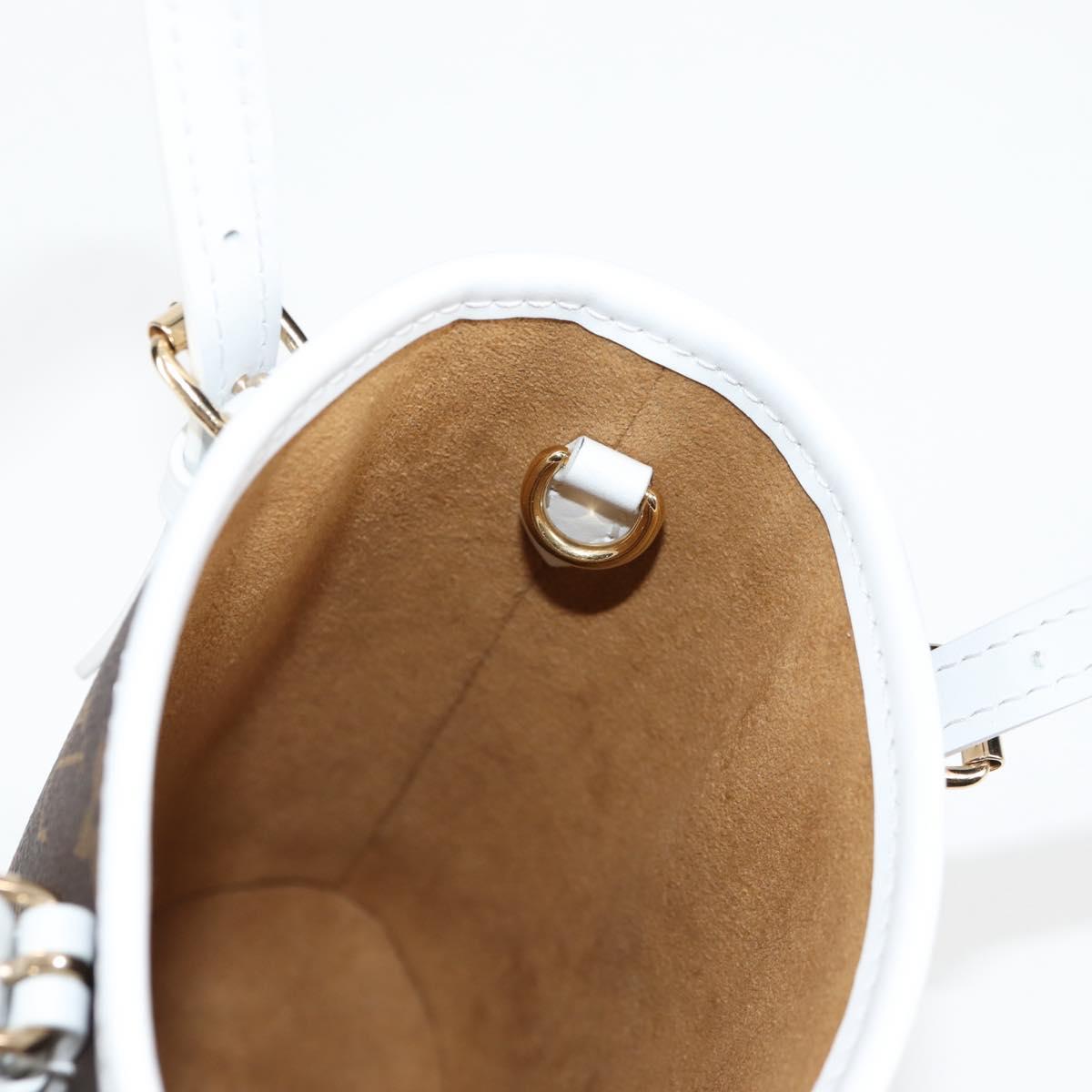 LOUIS VUITTON Monogram Nano Bucket Shoulder Bag M81489 LV Auth 127605SM