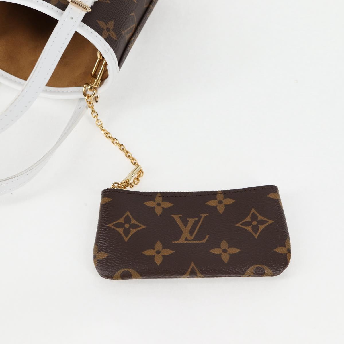 LOUIS VUITTON Monogram Nano Bucket Shoulder Bag M81489 LV Auth 127605M