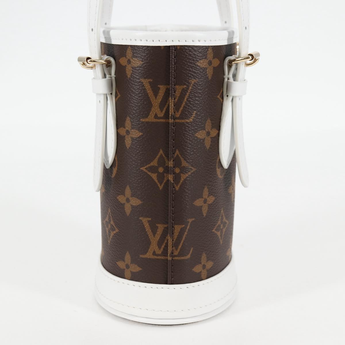 LOUIS VUITTON Monogram Nano Bucket Shoulder Bag M81489 LV Auth 127605SM