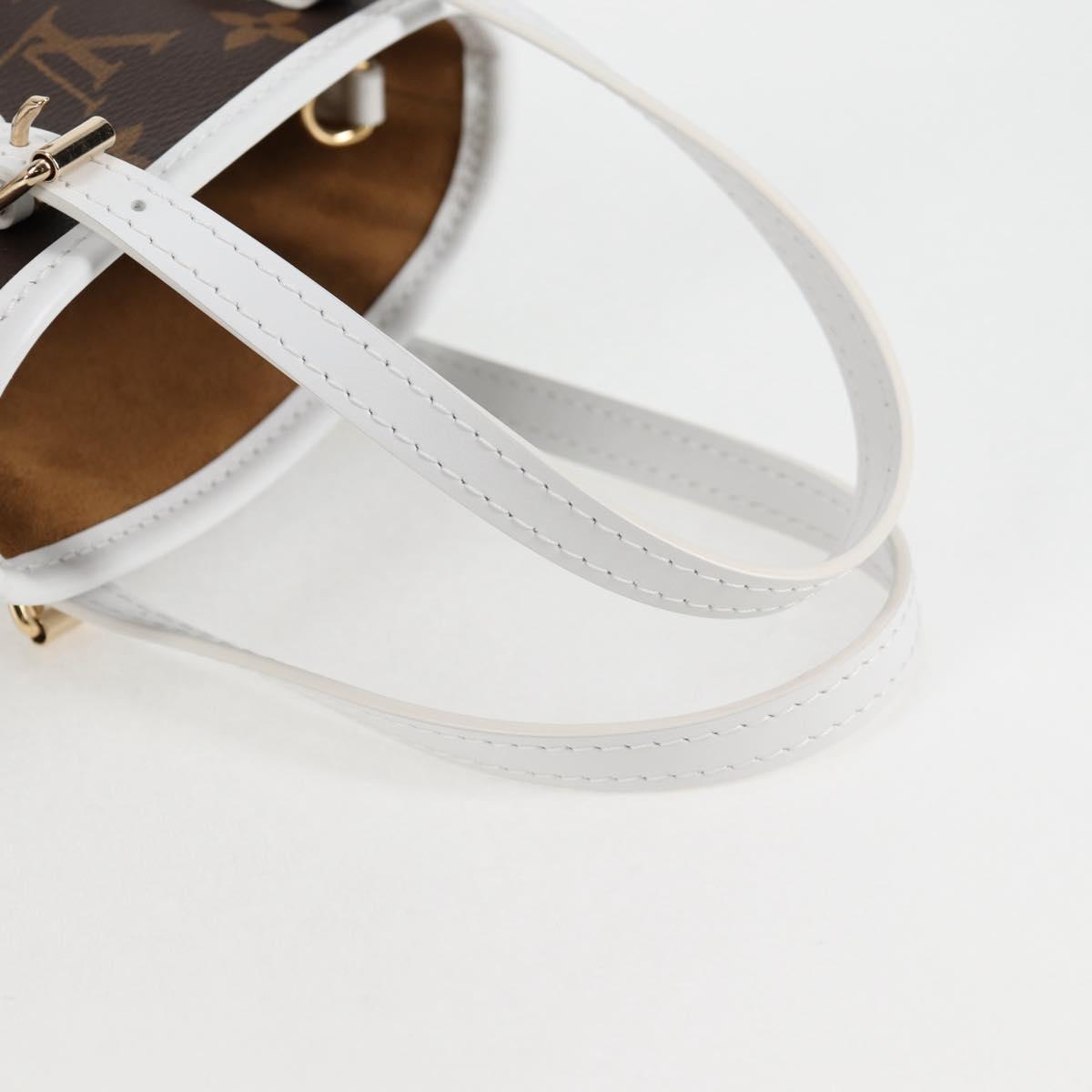 LOUIS VUITTON Monogram Nano Bucket Shoulder Bag M81489 LV Auth 127605SM