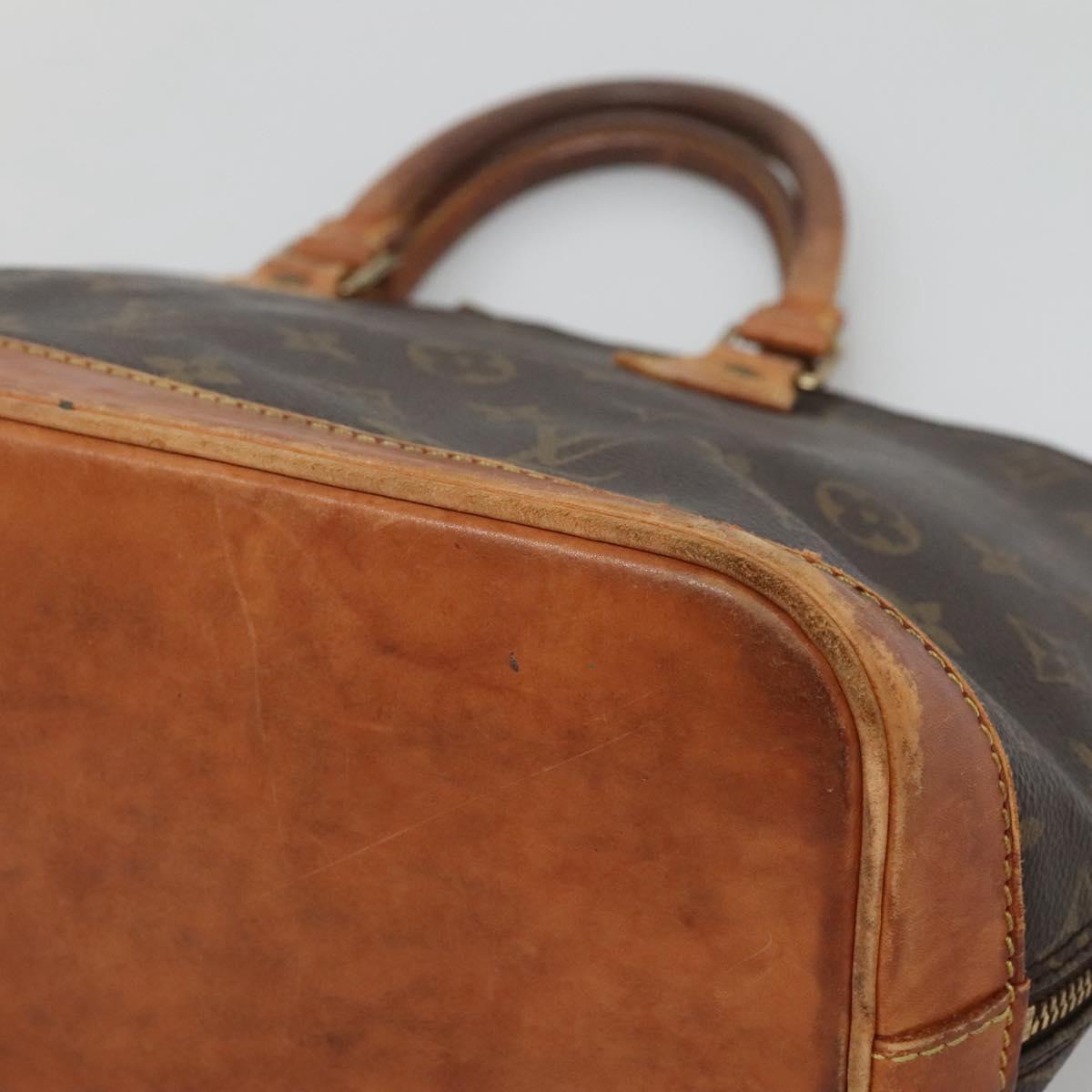 LOUIS VUITTON Monogram Alma Hand Bag M51130 LV Auth 127615