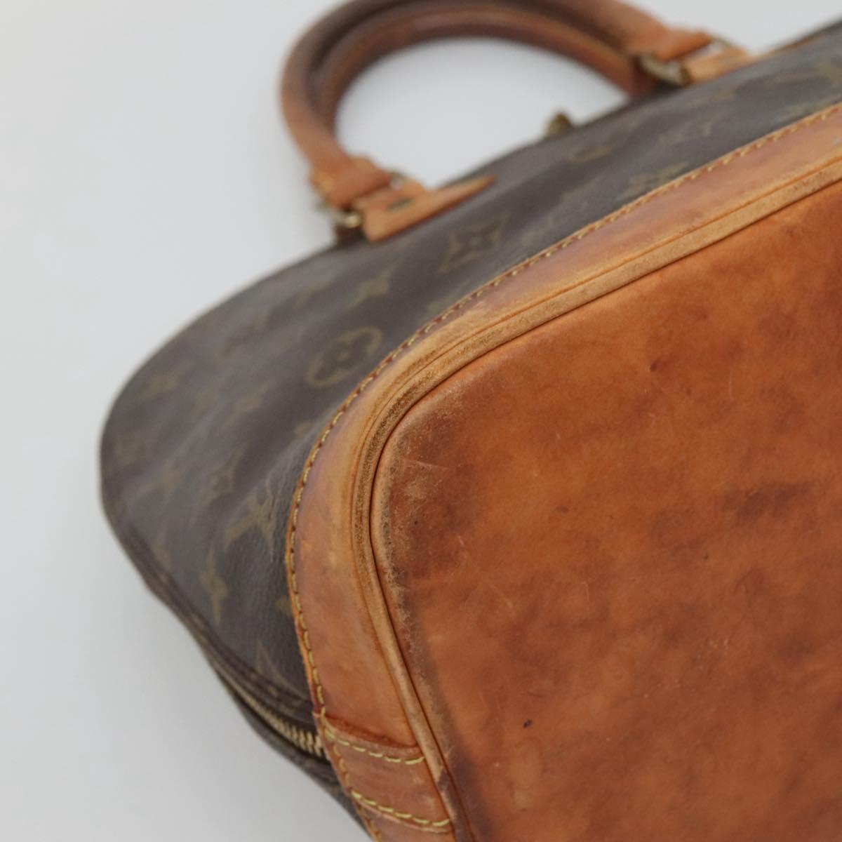 LOUIS VUITTON Monogram Alma Hand Bag M51130 LV Auth 127615