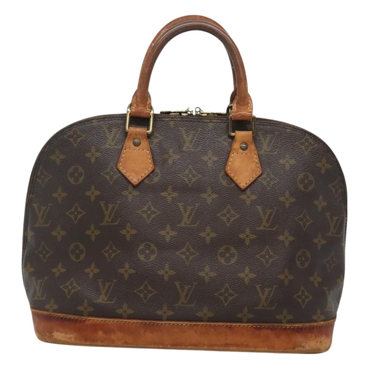 LOUIS VUITTON Monogram Alma Hand Bag M51130 LV Auth 127615