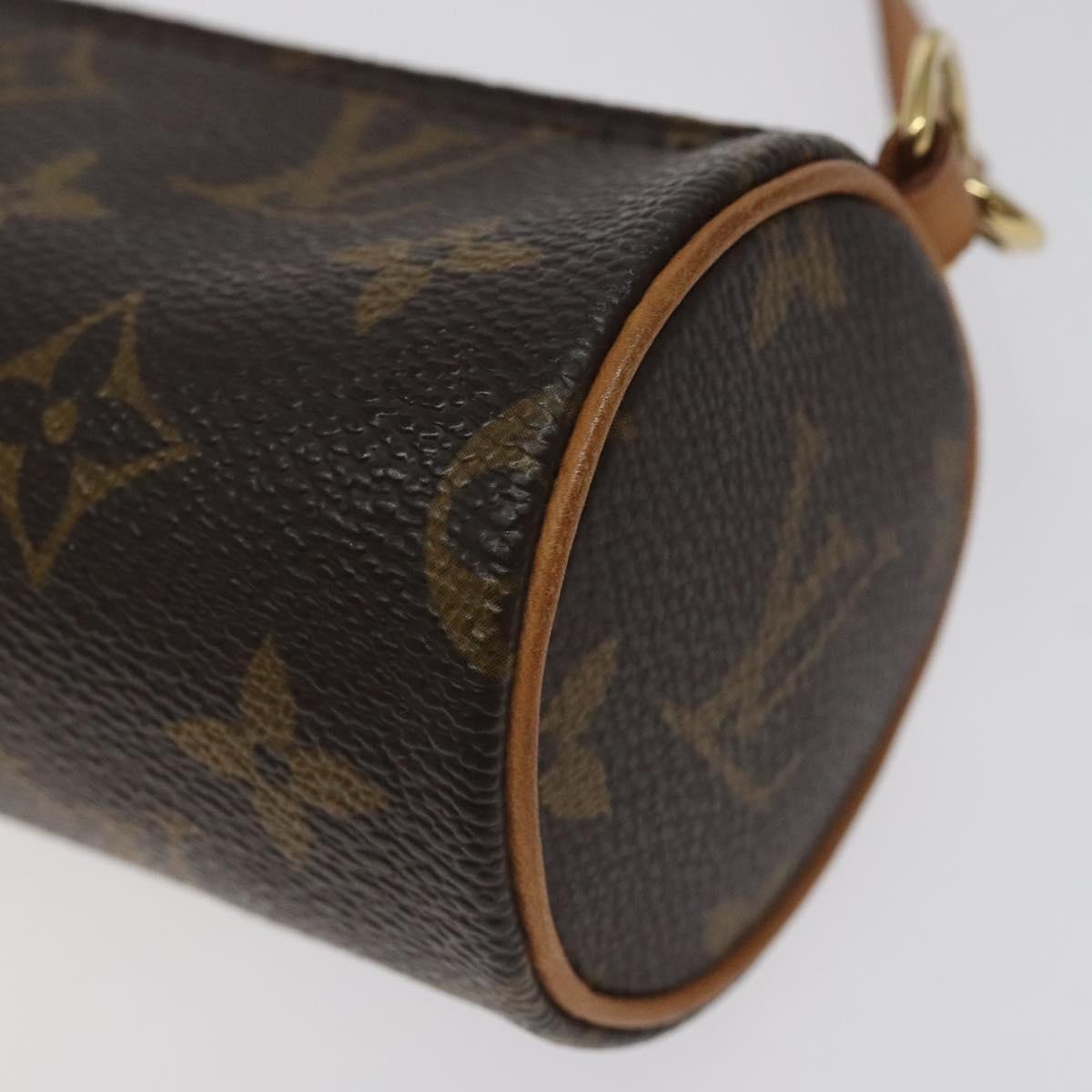 LOUIS VUITTON Monogram Papillon Pouch LV Auth 127629