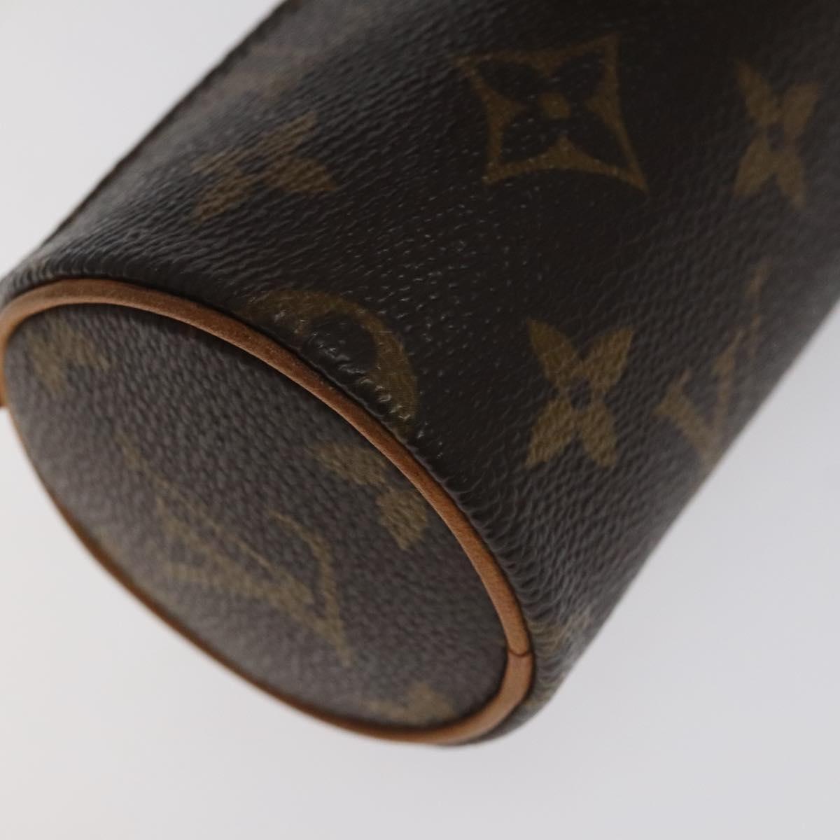 LOUIS VUITTON Monogram Papillon Pouch LV Auth 127629
