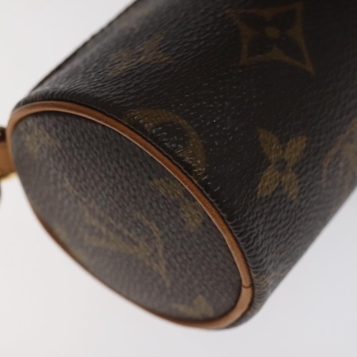 LOUIS VUITTON Monogram Papillon Pouch LV Auth 127629
