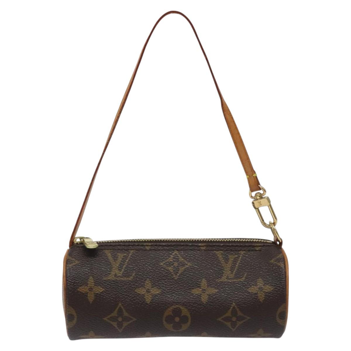 LOUIS VUITTON Monogram Papillon Pouch LV Auth 127629