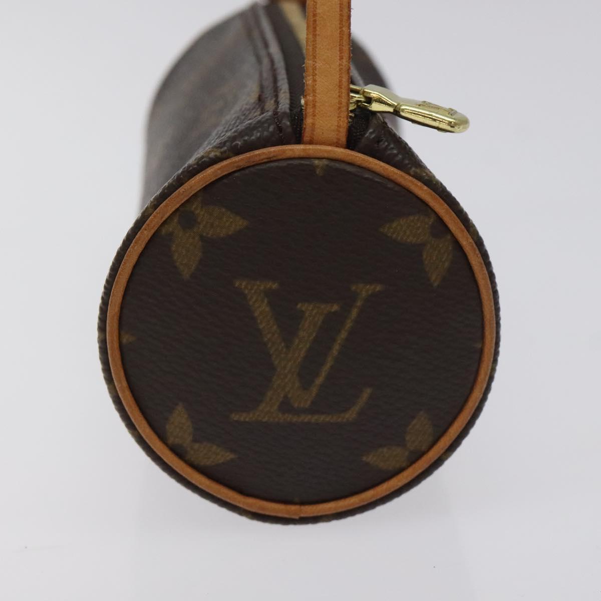 LOUIS VUITTON Monogram Papillon Pouch LV Auth 127629