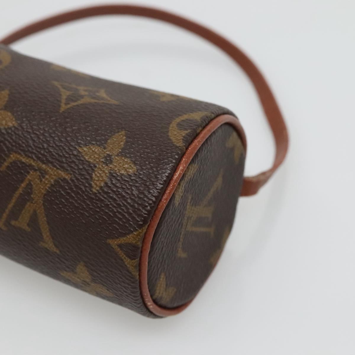 LOUIS VUITTON Monogram Papillon Pouch LV Auth 127630
