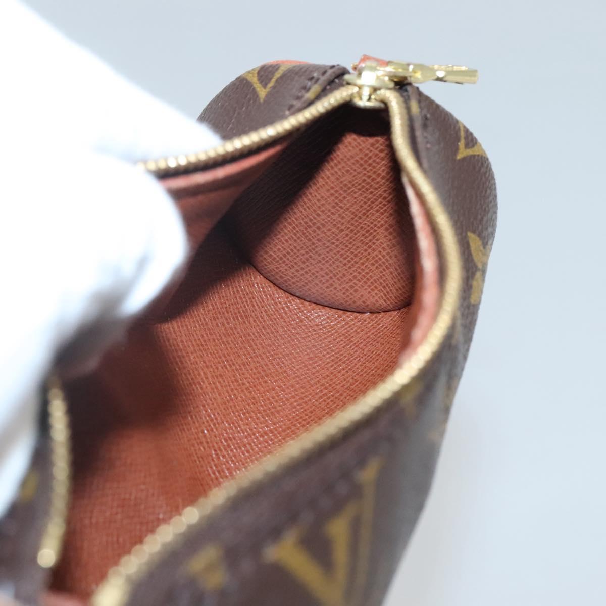 LOUIS VUITTON Monogram Papillon Pouch LV Auth 127630