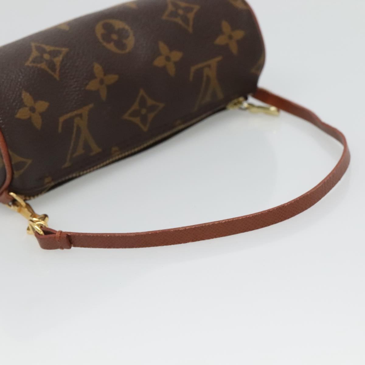 LOUIS VUITTON Monogram Papillon Pouch LV Auth 127630