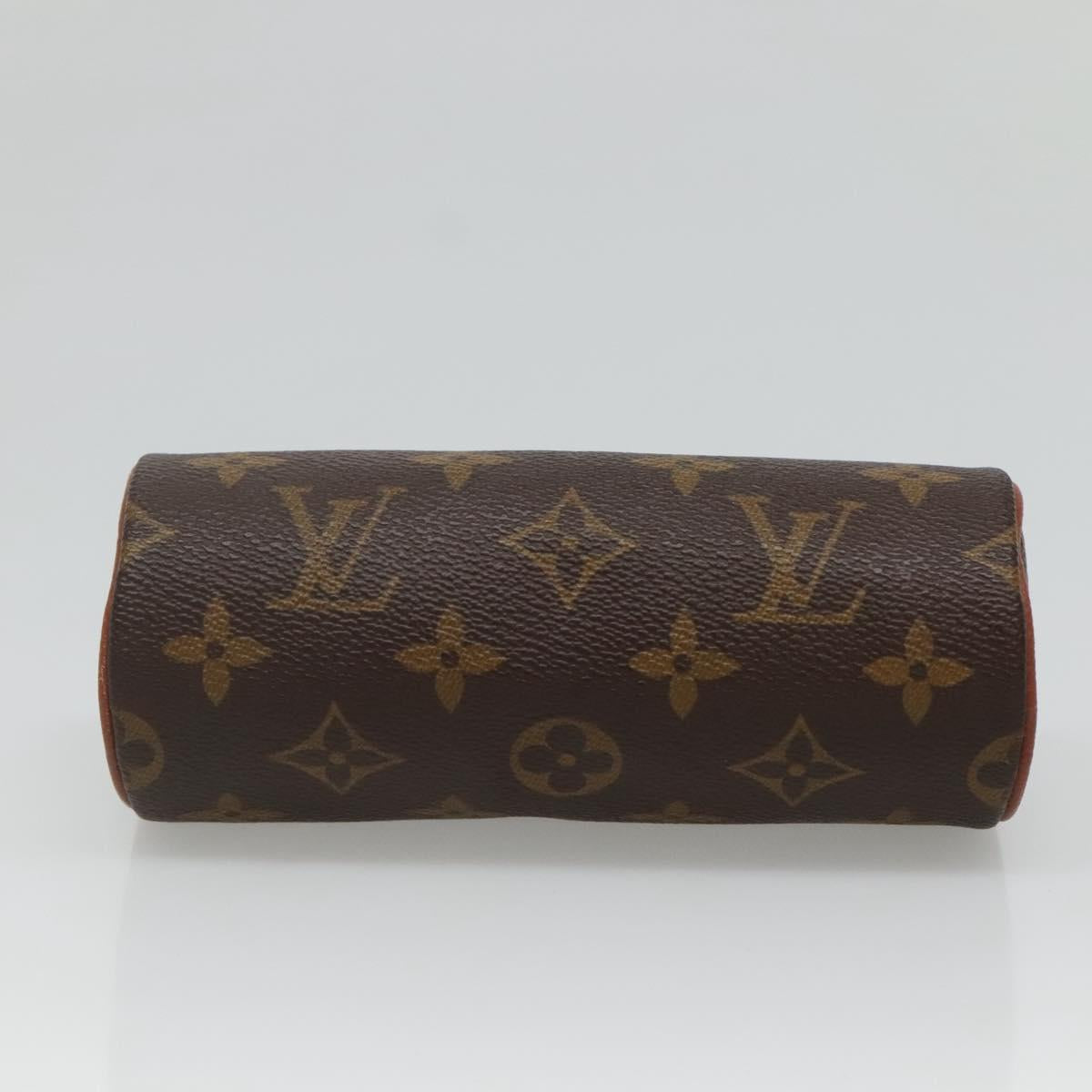 LOUIS VUITTON Monogram Papillon Pouch LV Auth 127630